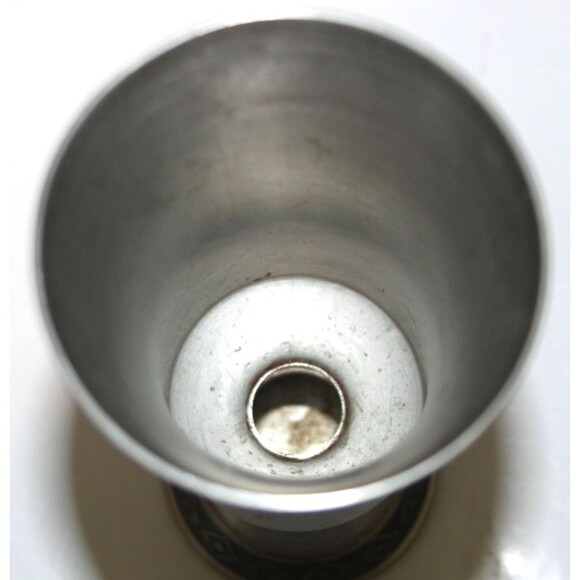 Aksel Holmsen Pewter Chalice Goblet 7" Norway Scandinavian Drinkware Vintage - Picture 5 of 8